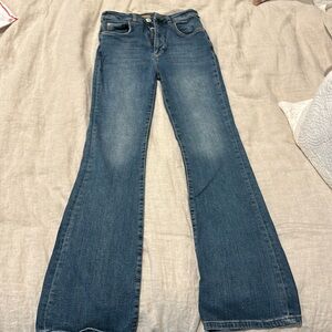 Women’s pilcro high rise flare size 25